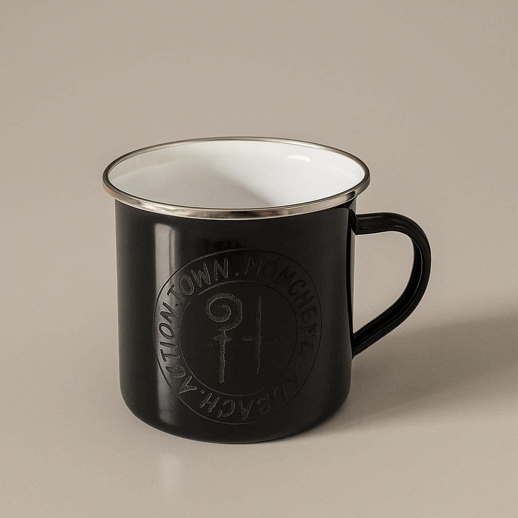 Emaille Mug MG.ACTION.TOWN