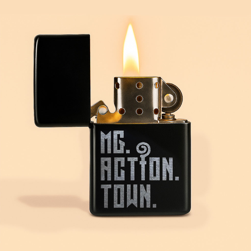 Benzinfeuerzeug MG.ACTION.TOWN