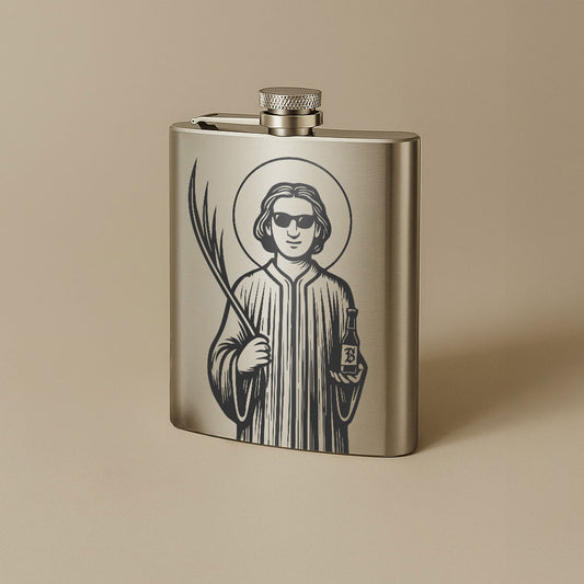 Flachmann St. Vitus - Heiliger mit Haltung