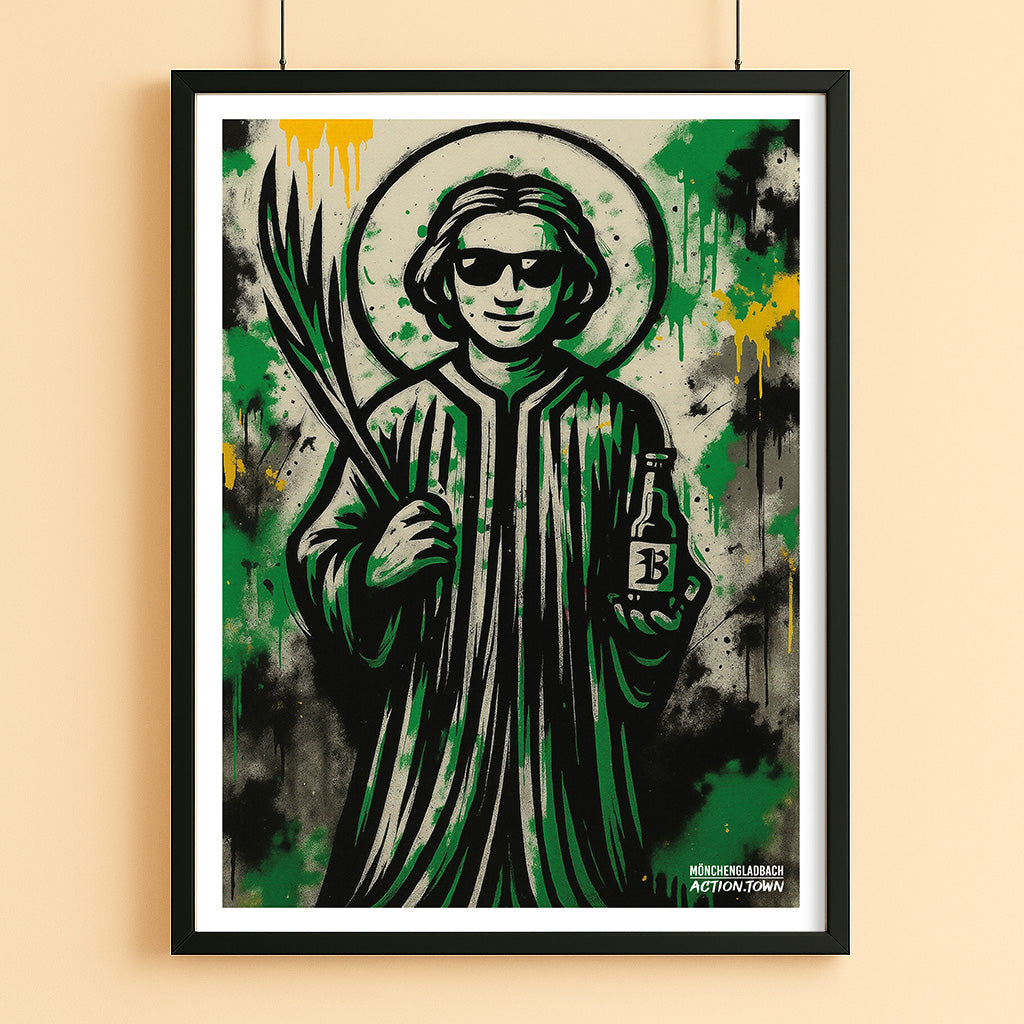 Poster St. Vitus - Heiliger trifft Hopfenkultur