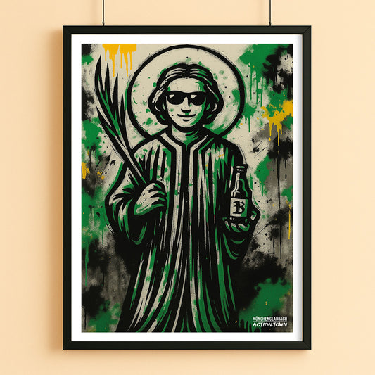 Poster St. Vitus - Heiliger trifft Hopfenkultur